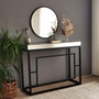 Hanah Home Espejo Metálico Redondo Negro 60x60cm A709